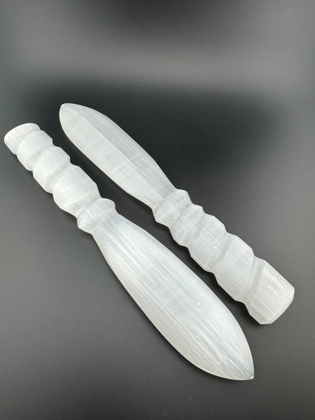 Selenite Serenity - Sacred Dagger for Meditation and Energy Clearing