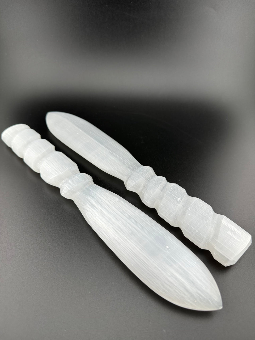 Selenite Serenity - Sacred Dagger for Meditation and Energy Clearing