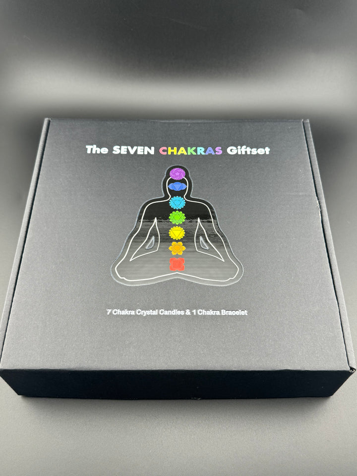 Chakra Candles with Premium Crystal and Healing Stones