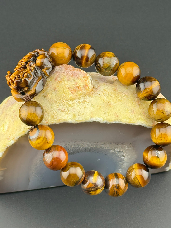 Tiger's Eye Guardian - Pixiu Bracelet