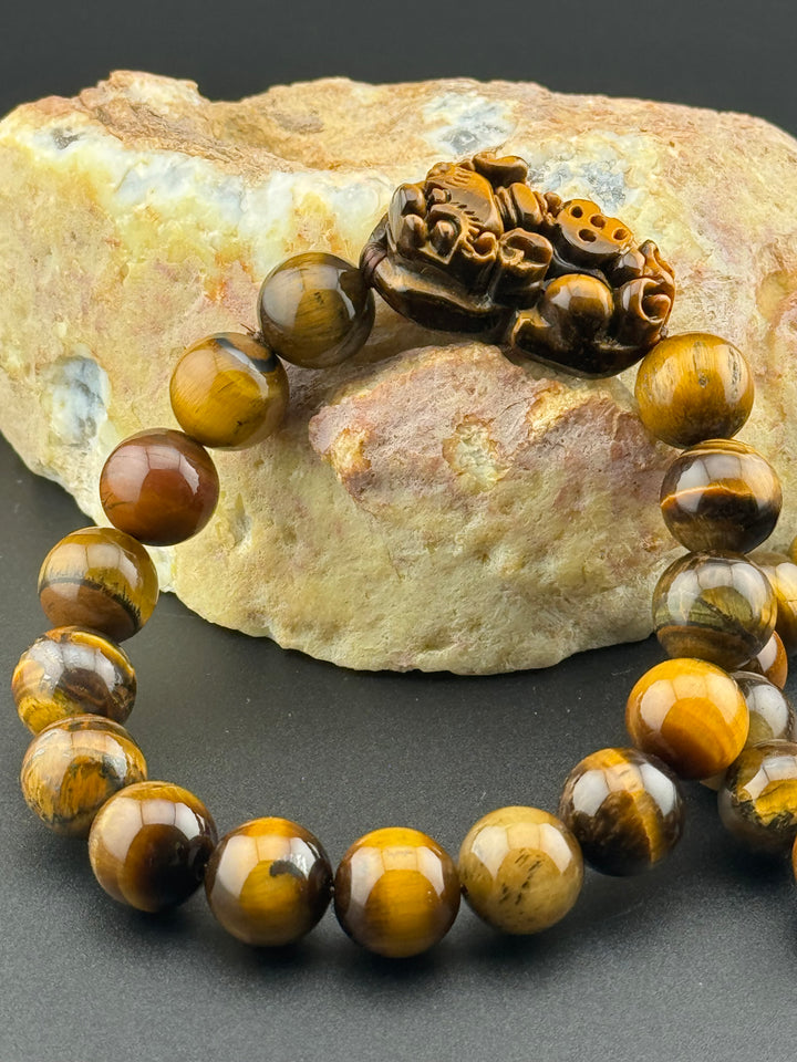 Tiger's Eye Guardian - Pixiu Bracelet