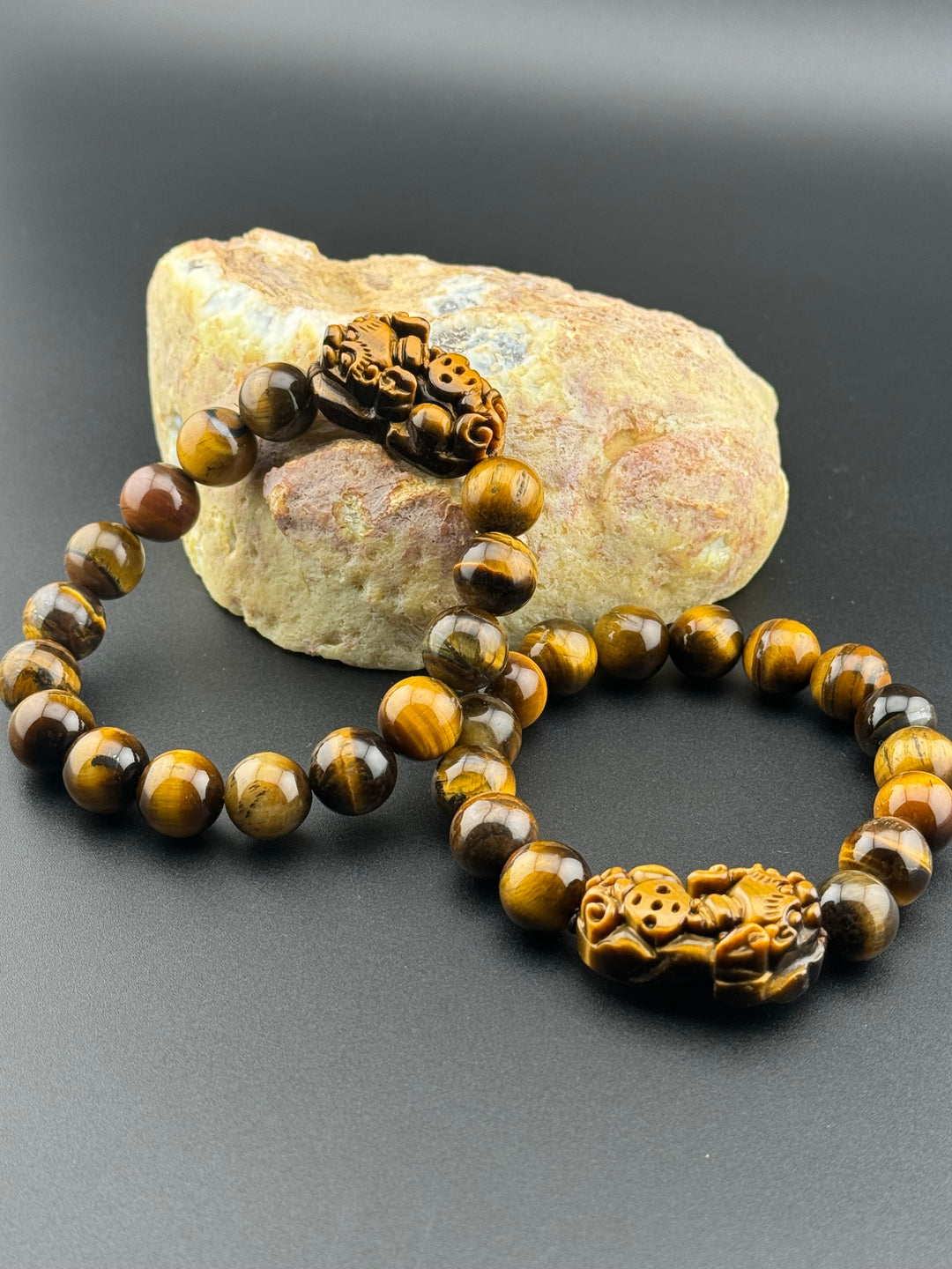 Tiger's Eye Guardian - Pixiu Bracelet