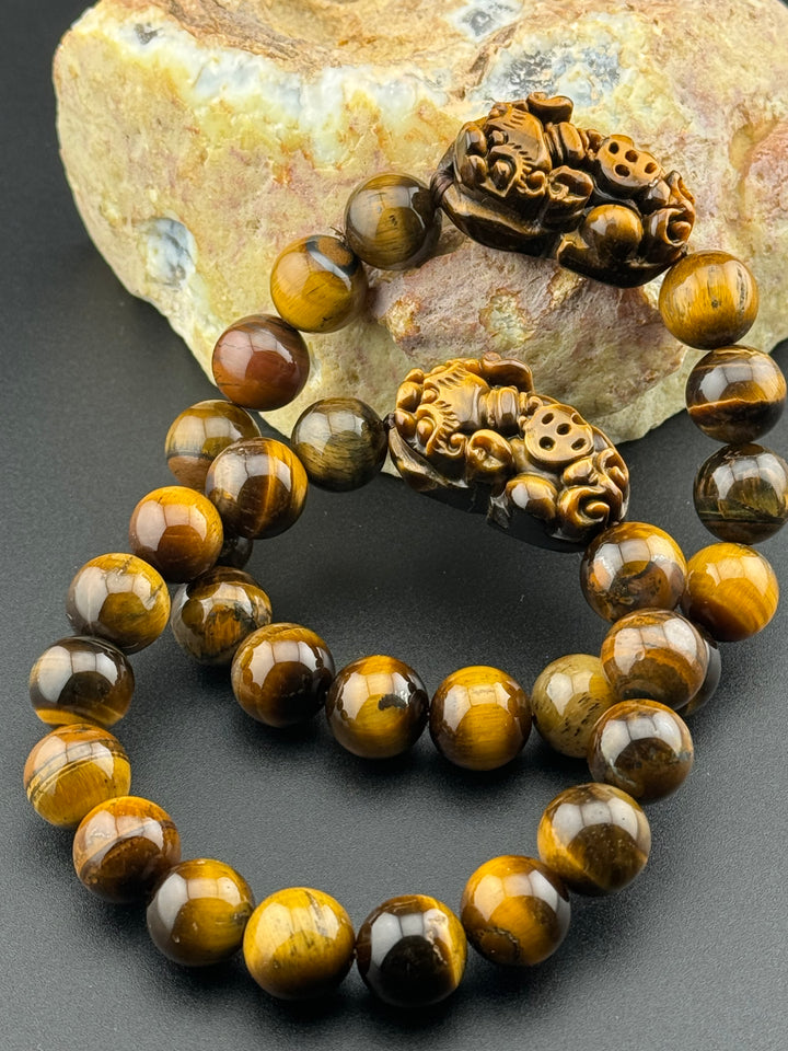 Tiger's Eye Guardian - Pixiu Bracelet