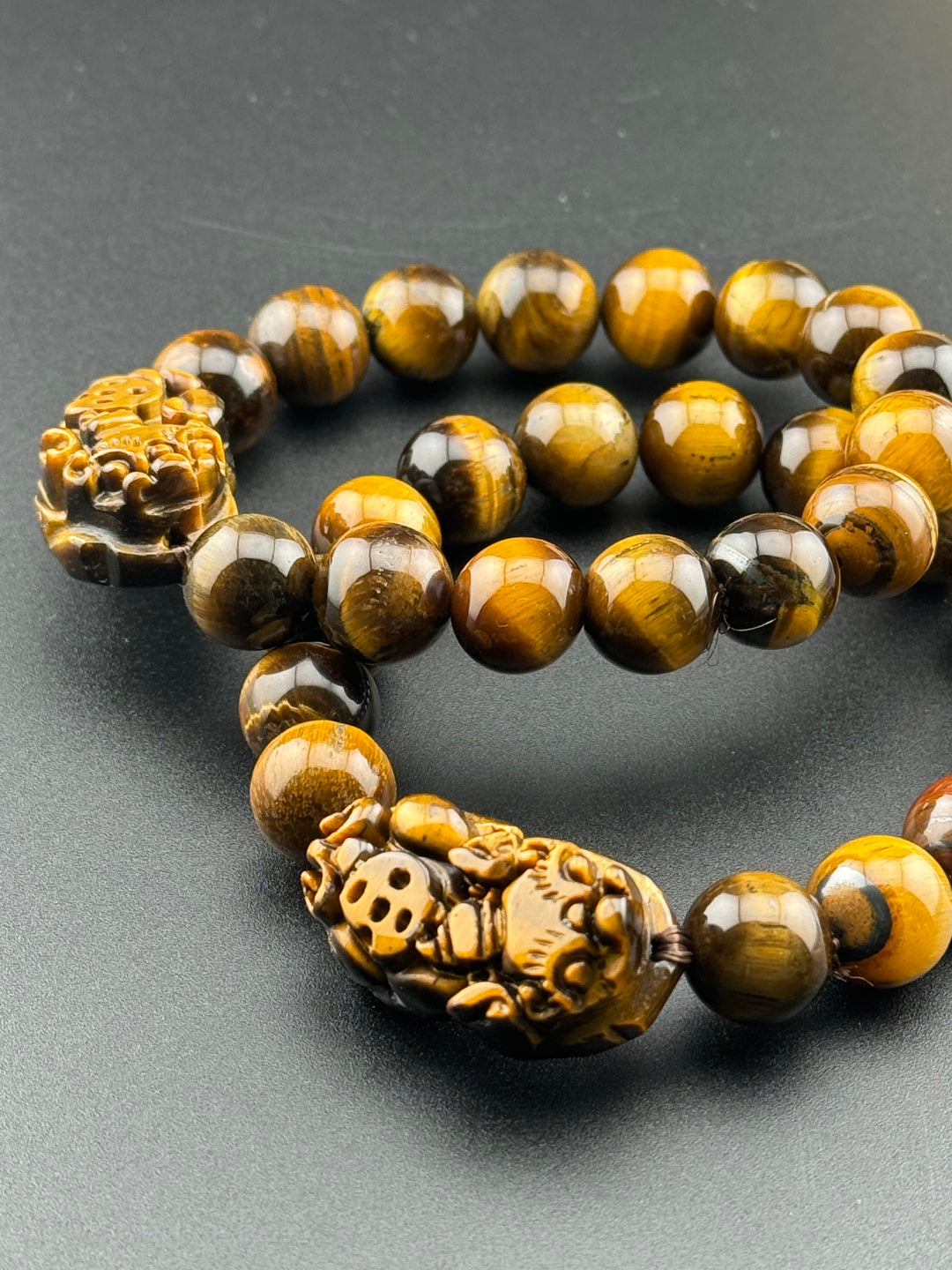 Tiger's Eye Guardian - Pixiu Bracelet