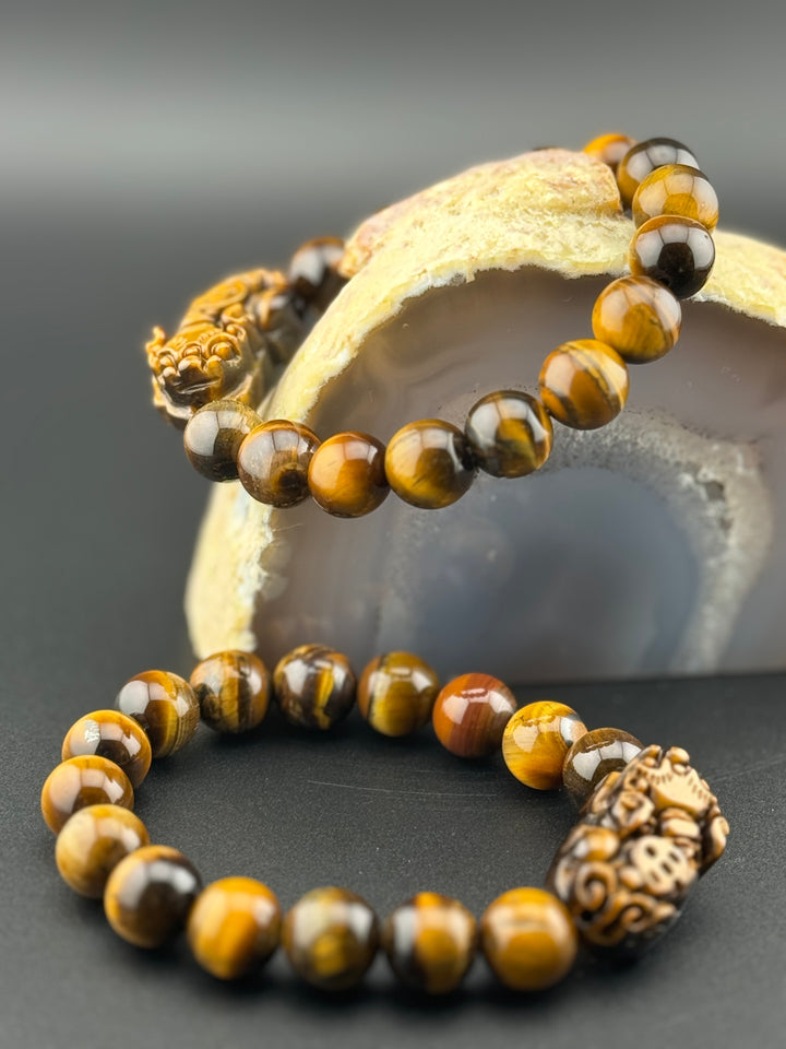 Tiger's Eye Guardian - Pixiu Bracelet