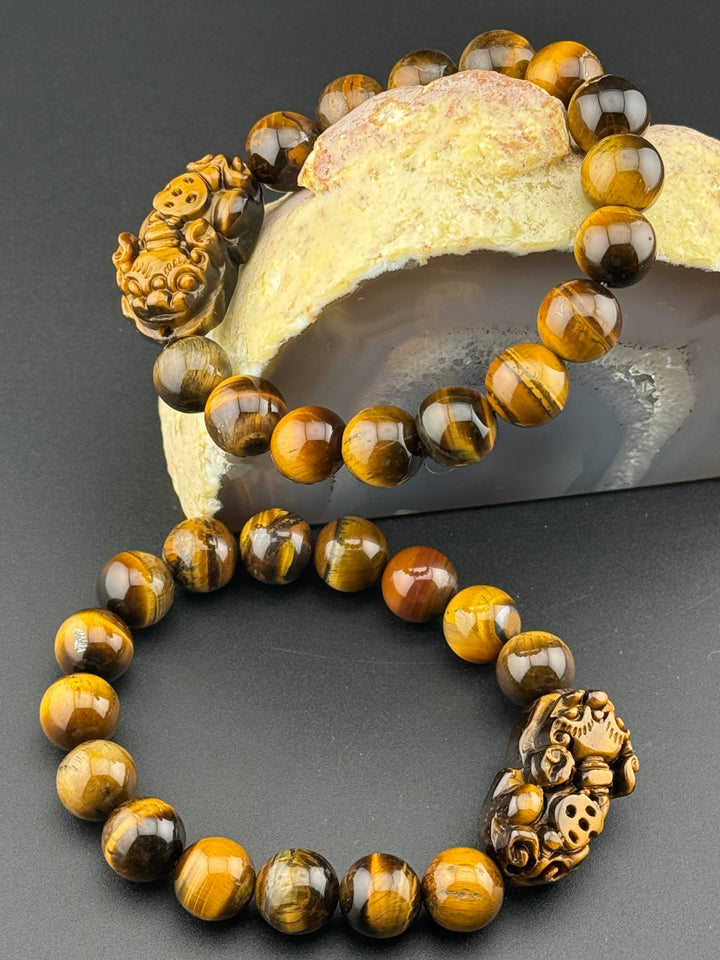 Tiger's Eye Guardian - Pixiu Bracelet