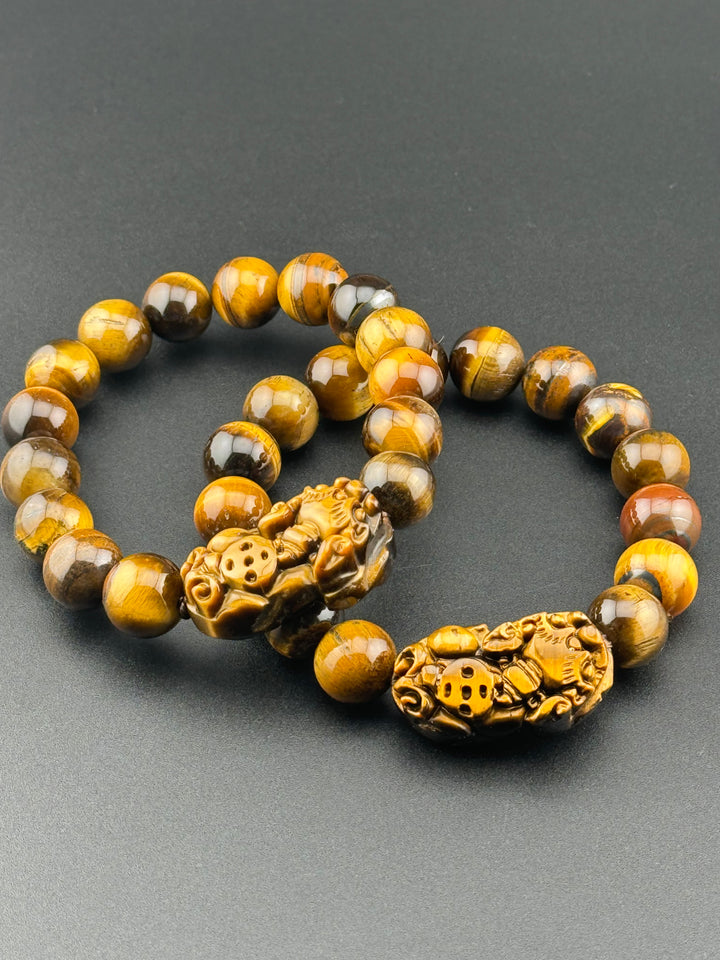 Tiger's Eye Guardian - Pixiu Bracelet