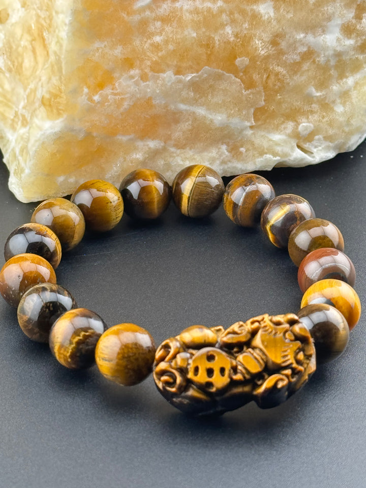 Tiger's Eye Guardian - Pixiu Bracelet