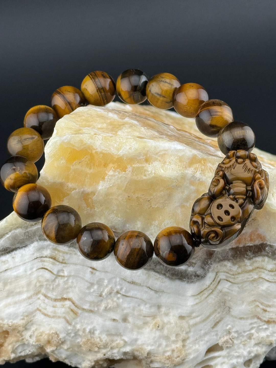 Tiger's Eye Guardian - Pixiu Bracelet