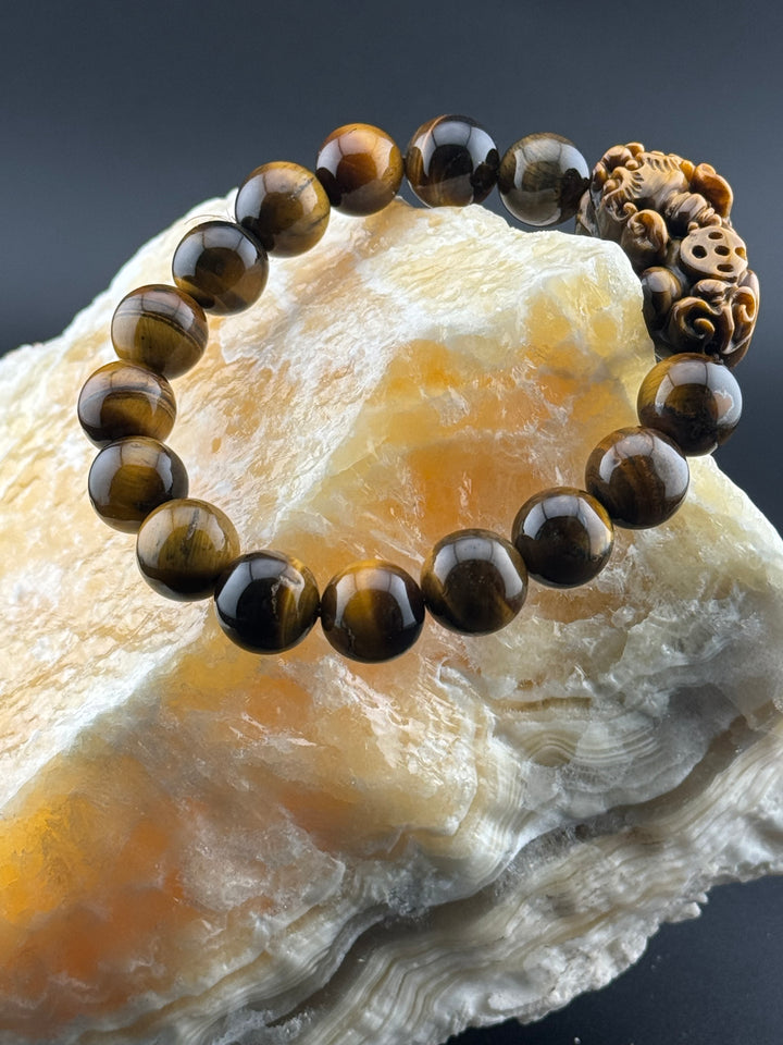 Tiger's Eye Guardian - Pixiu Bracelet