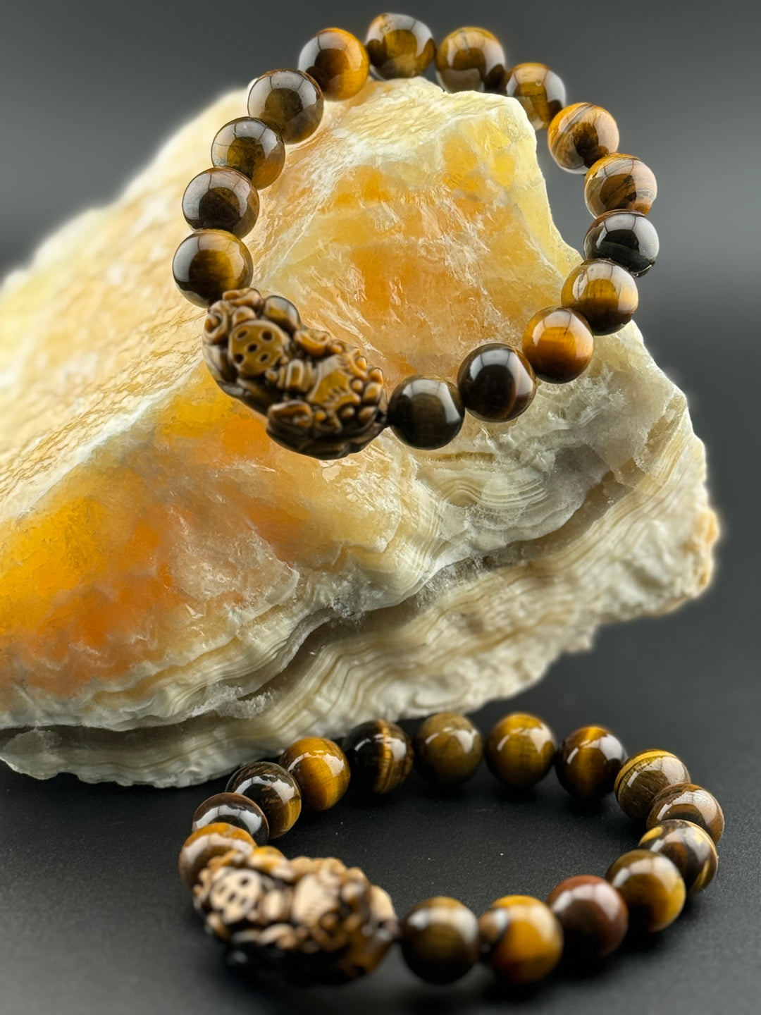 Tiger's Eye Guardian - Pixiu Bracelet