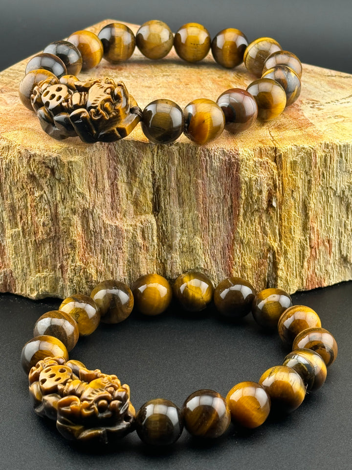 Tiger's Eye Guardian - Pixiu Bracelet