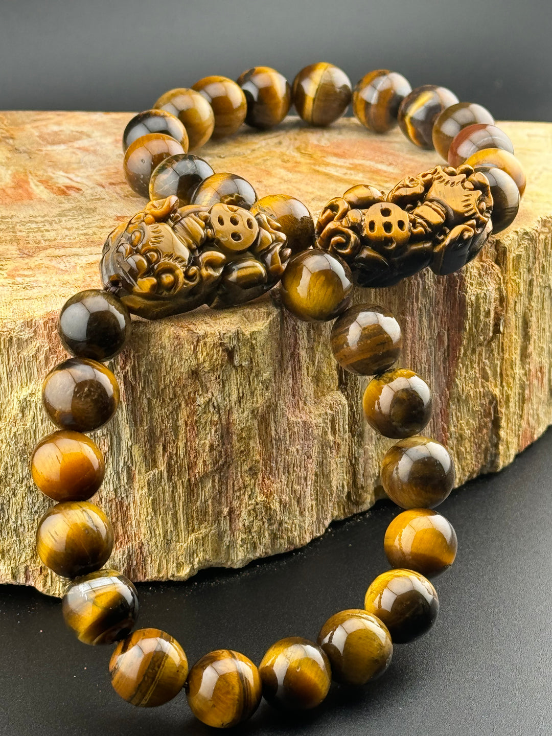 Tiger's Eye Guardian - Pixiu Bracelet