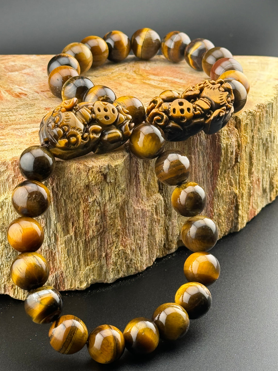 Tiger's Eye Guardian - Pixiu Bracelet