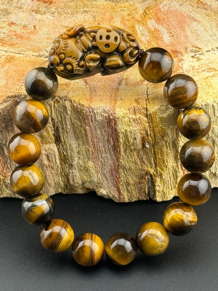 Tiger's Eye Guardian - Pixiu Bracelet