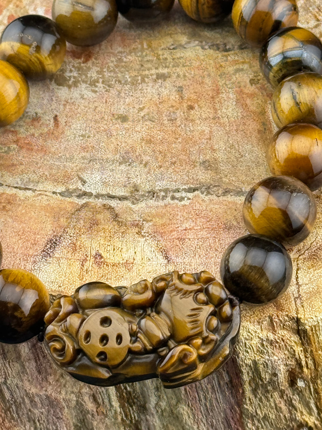 Tiger's Eye Guardian - Pixiu Bracelet