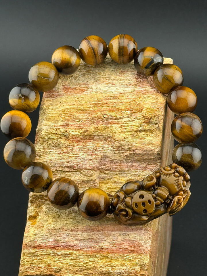 Tiger's Eye Guardian - Pixiu Bracelet