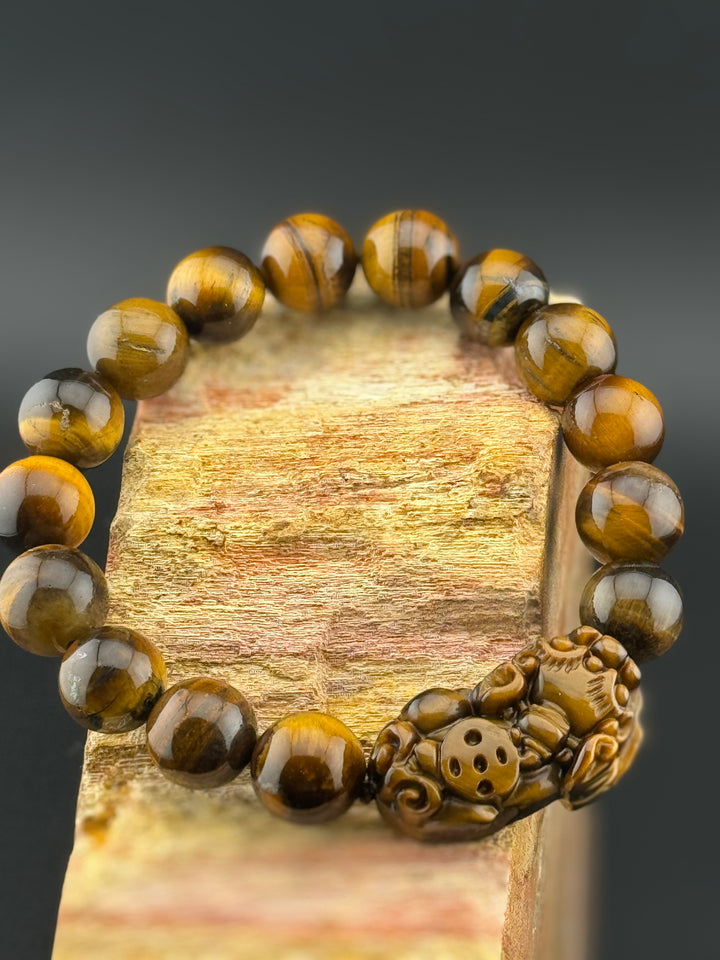 Tiger's Eye Guardian - Pixiu Bracelet