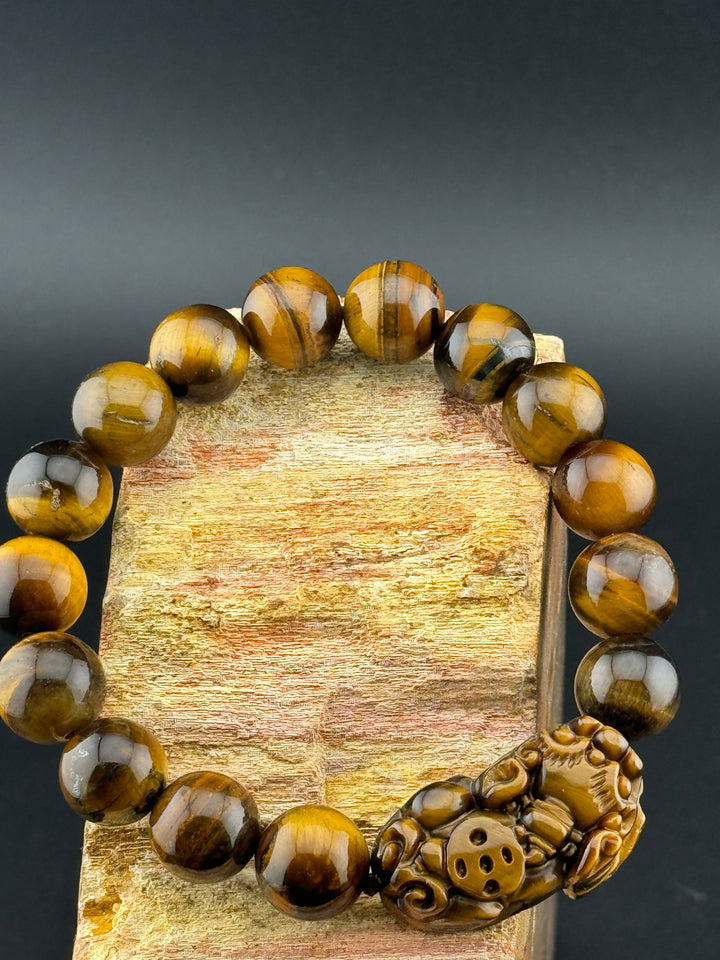 Tiger's Eye Guardian - Pixiu Bracelet