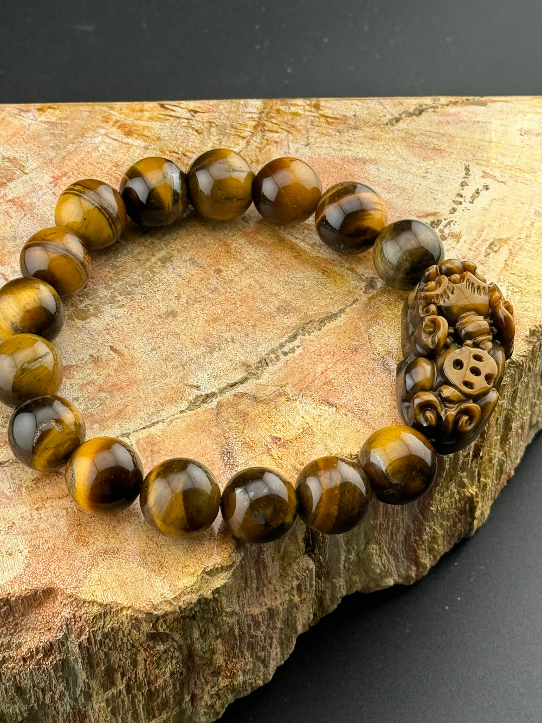 Tiger's Eye Guardian - Pixiu Bracelet