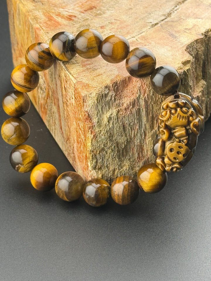 Tiger's Eye Guardian - Pixiu Bracelet