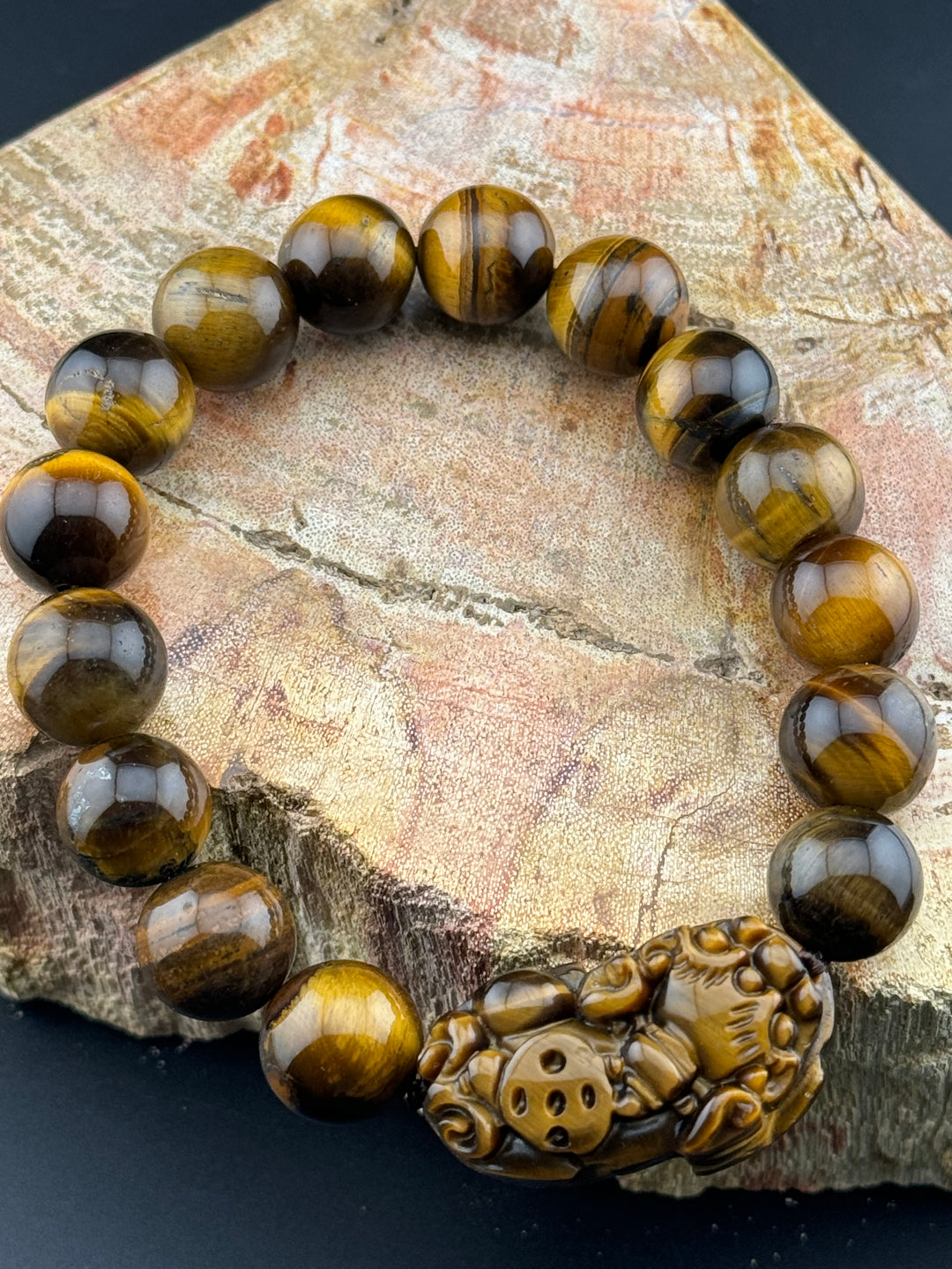 Tiger's Eye Guardian - Pixiu Bracelet