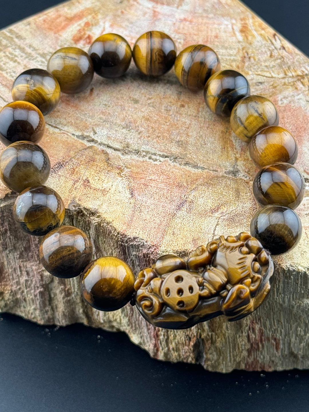 Tiger's Eye Guardian - Pixiu Bracelet