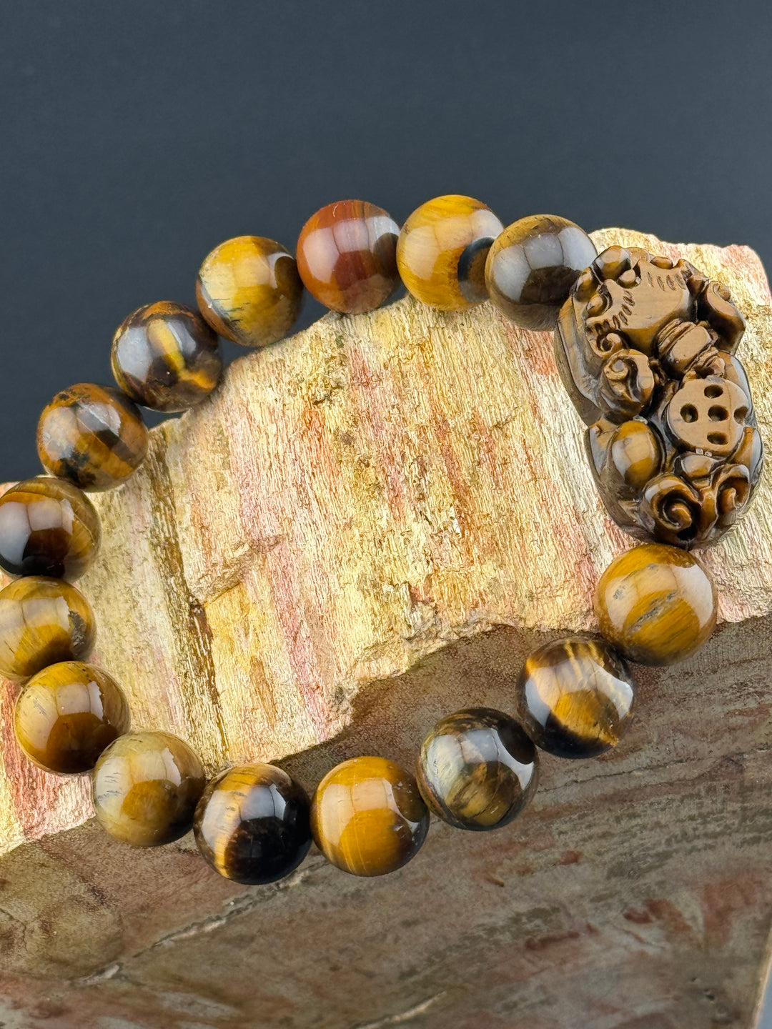 Tiger's Eye Guardian - Pixiu Bracelet