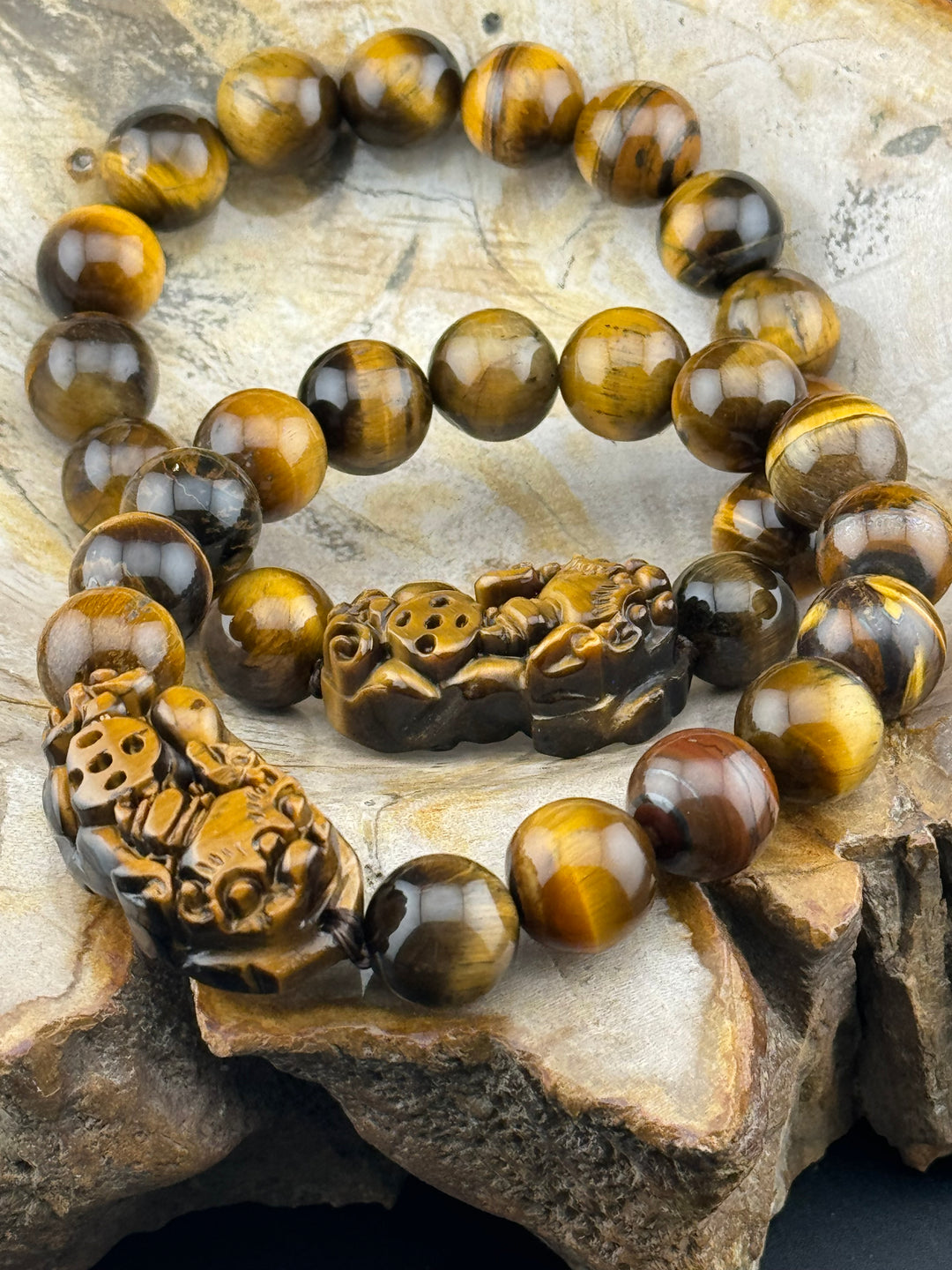 Tiger's Eye Guardian - Pixiu Bracelet