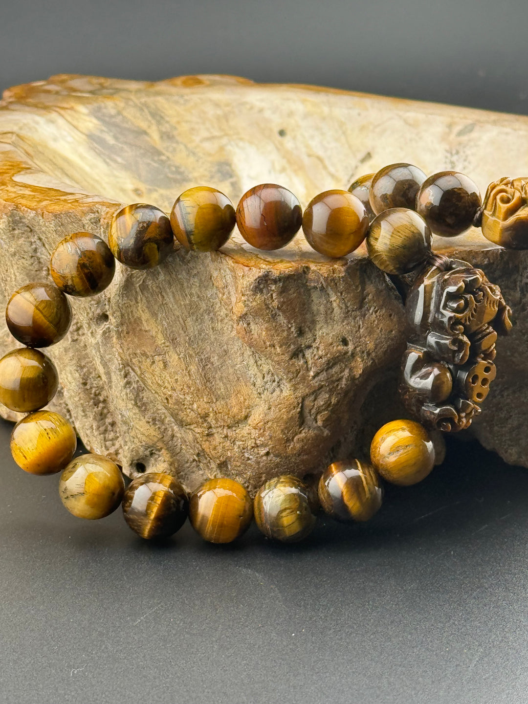 Tiger's Eye Guardian - Pixiu Bracelet