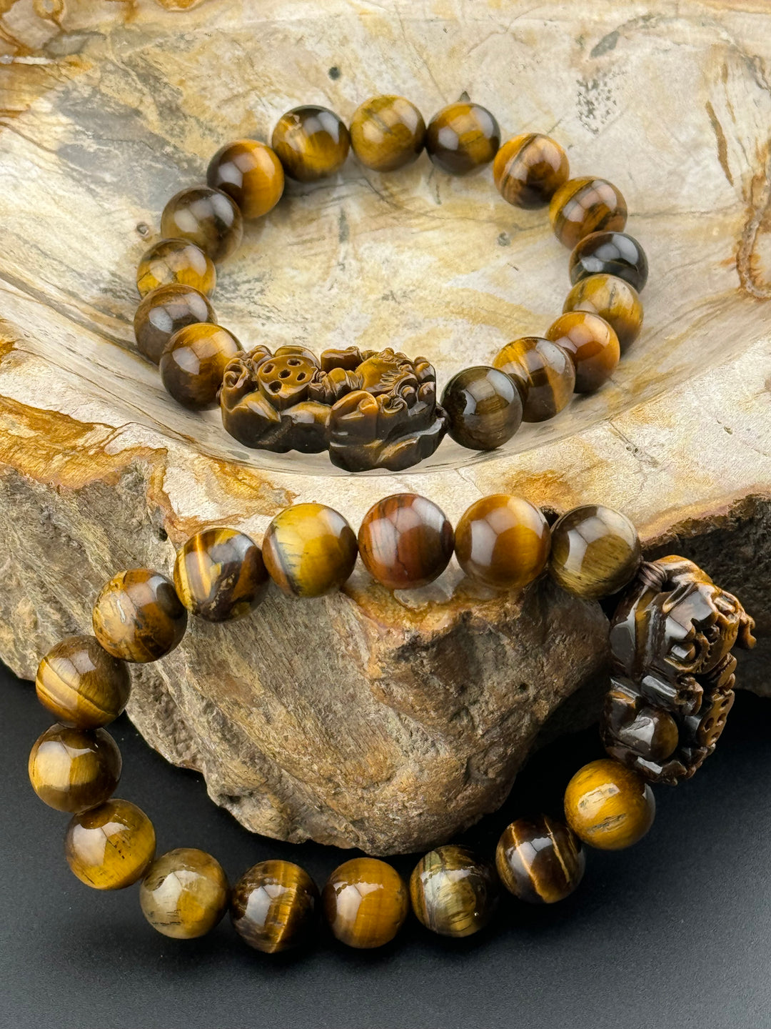 Tiger's Eye Guardian - Pixiu Bracelet