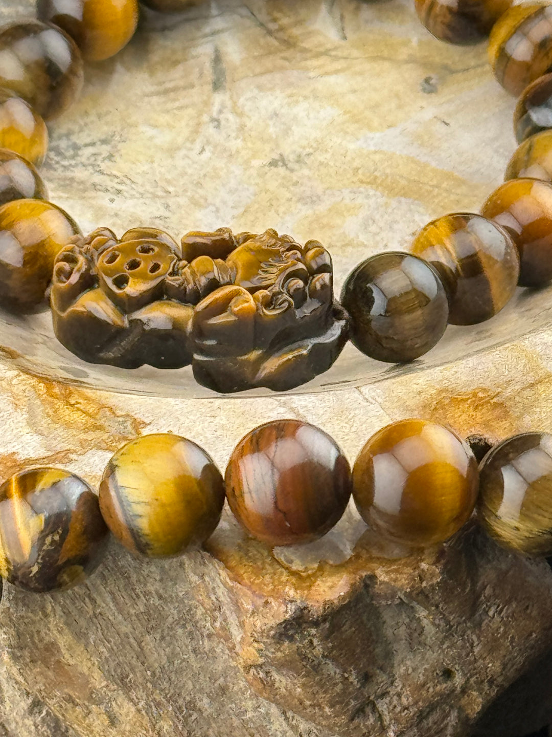 Tiger's Eye Guardian - Pixiu Bracelet