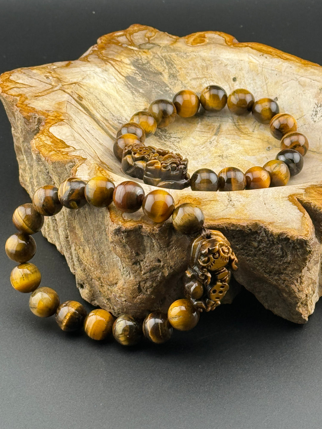 Tiger's Eye Guardian - Pixiu Bracelet