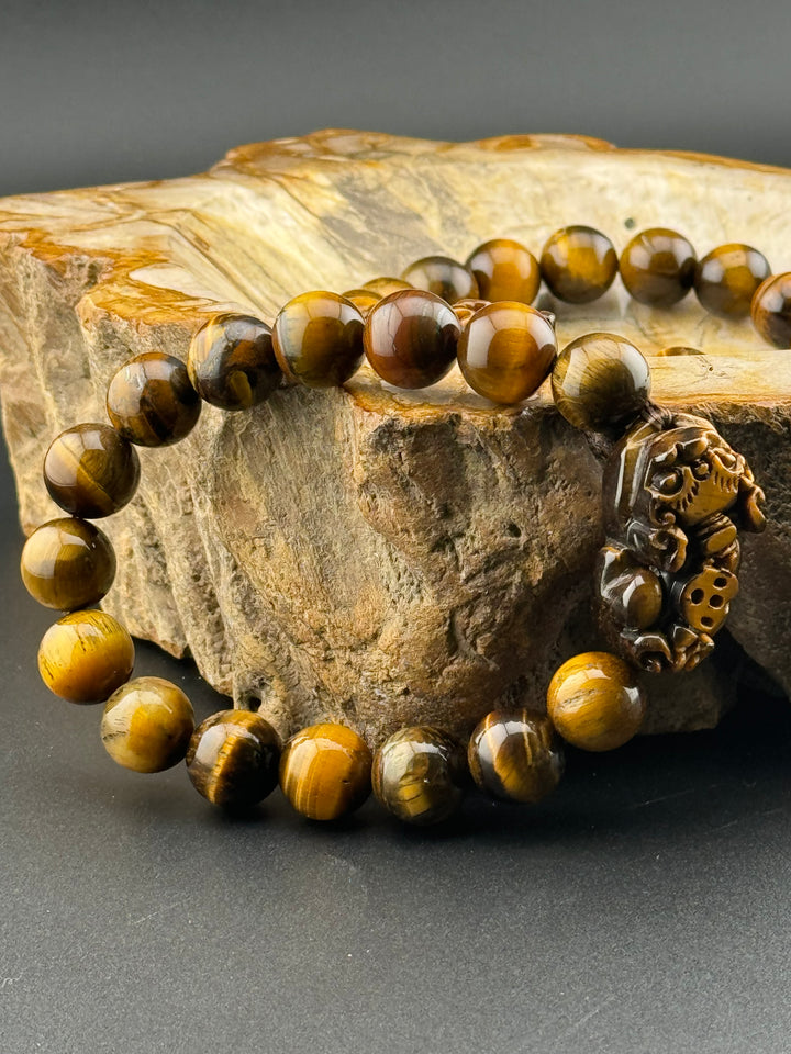 Tiger's Eye Guardian - Pixiu Bracelet