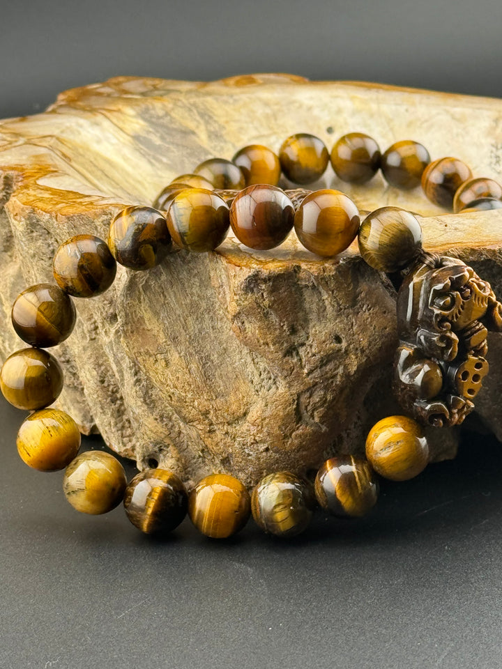 Tiger's Eye Guardian - Pixiu Bracelet