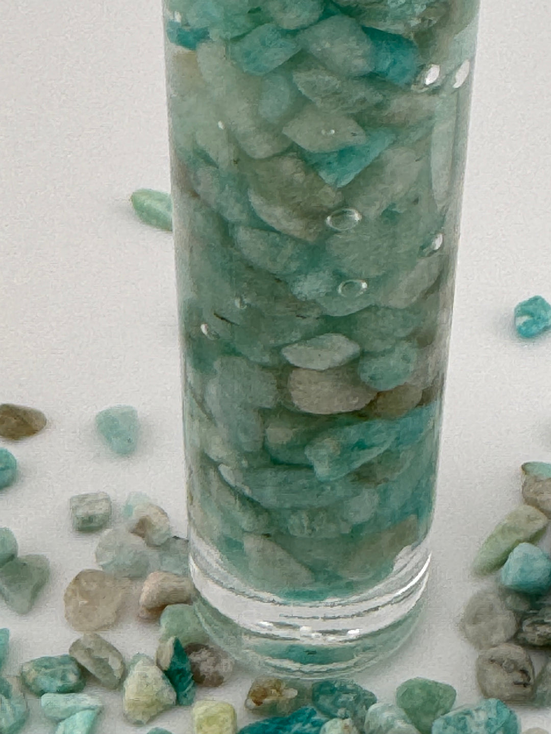 Amazonite Tranquility - Chamomile Infused Crystal Roll-On (Heart & Throat Chakras)