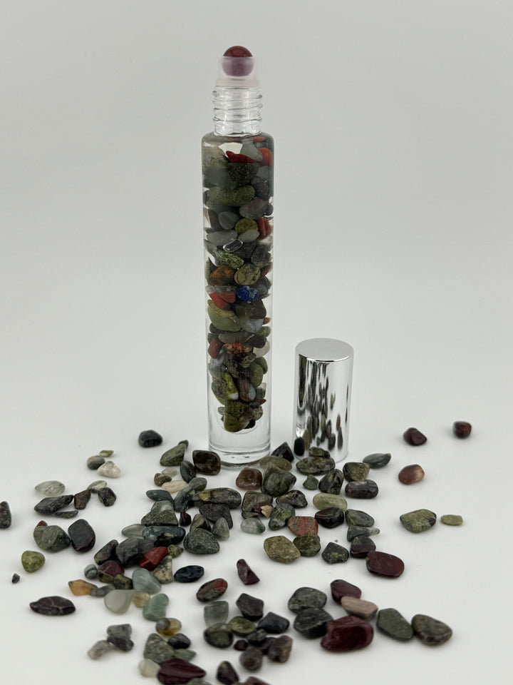 Dragon's Breath - Dragon Blood Crystal Infused Roll-Oil (Root & Heart Chakras)