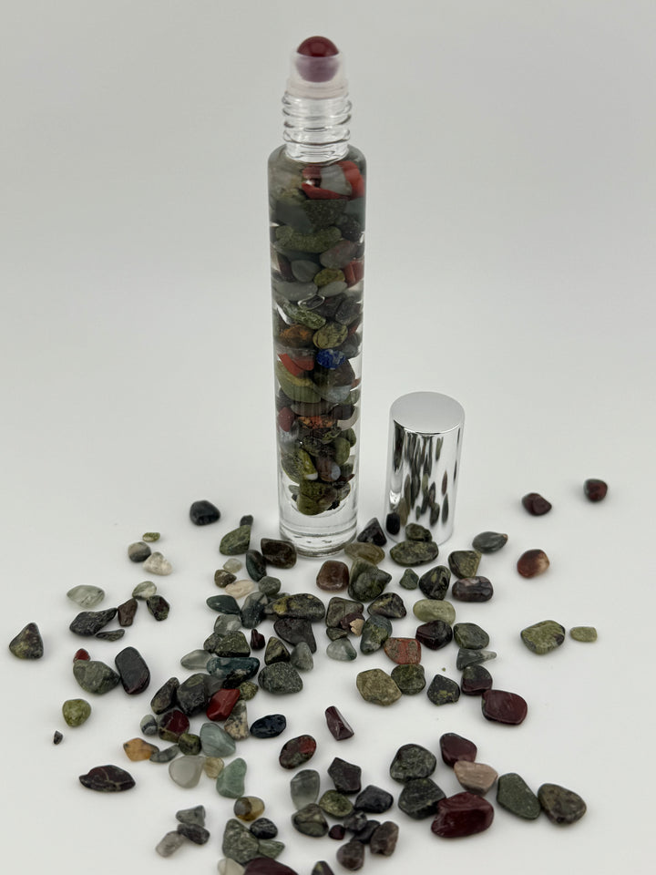 Dragon's Breath - Dragon Blood Crystal Infused Roll-Oil (Root & Heart Chakras)