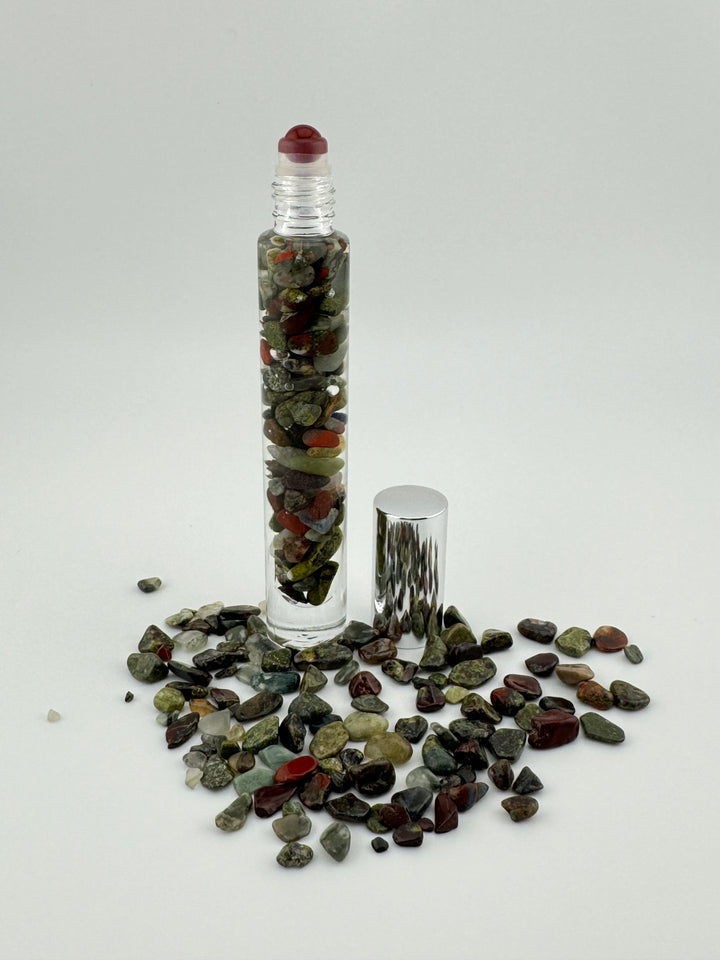 Dragon's Breath - Dragon Blood Crystal Infused Roll-Oil (Root & Heart Chakras)