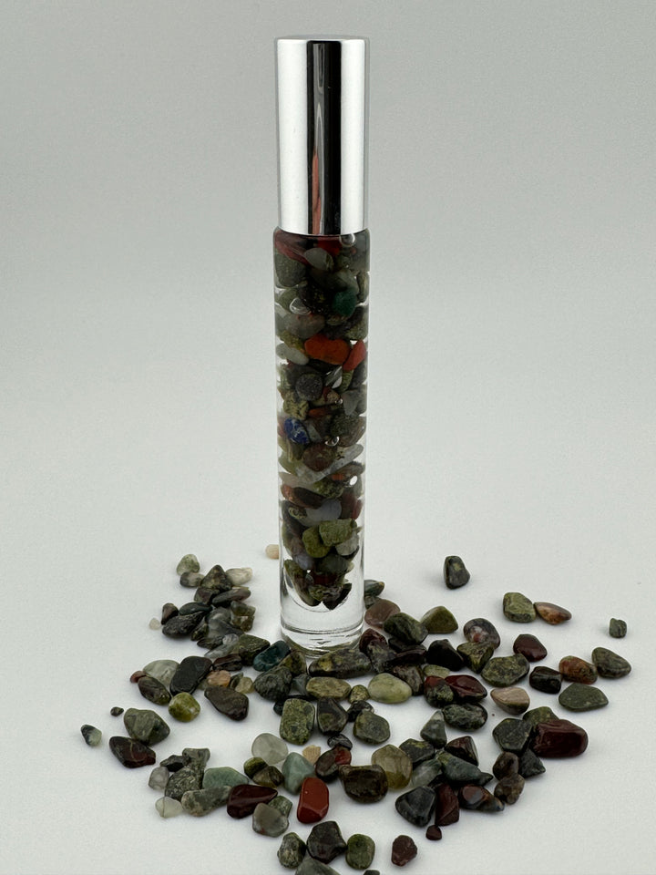 Dragon's Breath - Dragon Blood Crystal Infused Roll-Oil (Root & Heart Chakras)