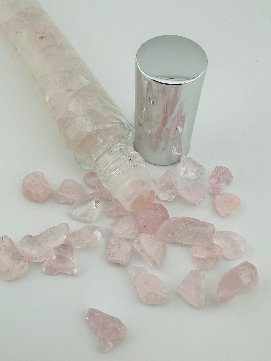 Lavender Love - Rose Quartz Infused Crystal Roll-On (Heart Chakra)