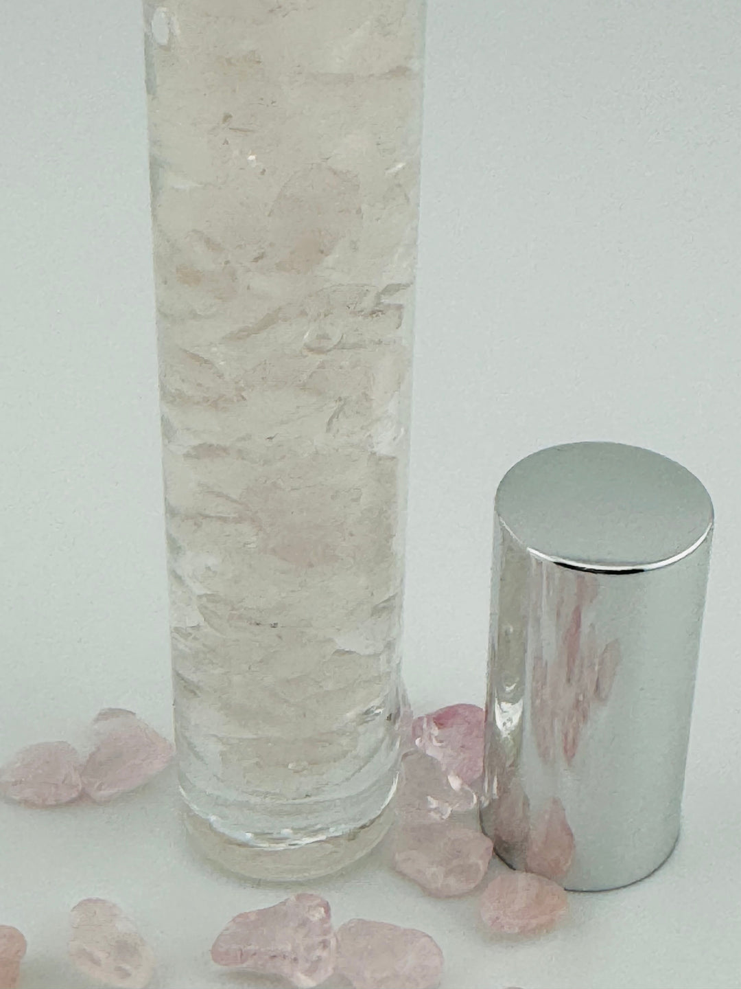 Lavender Love - Rose Quartz Infused Crystal Roll-On (Heart Chakra)