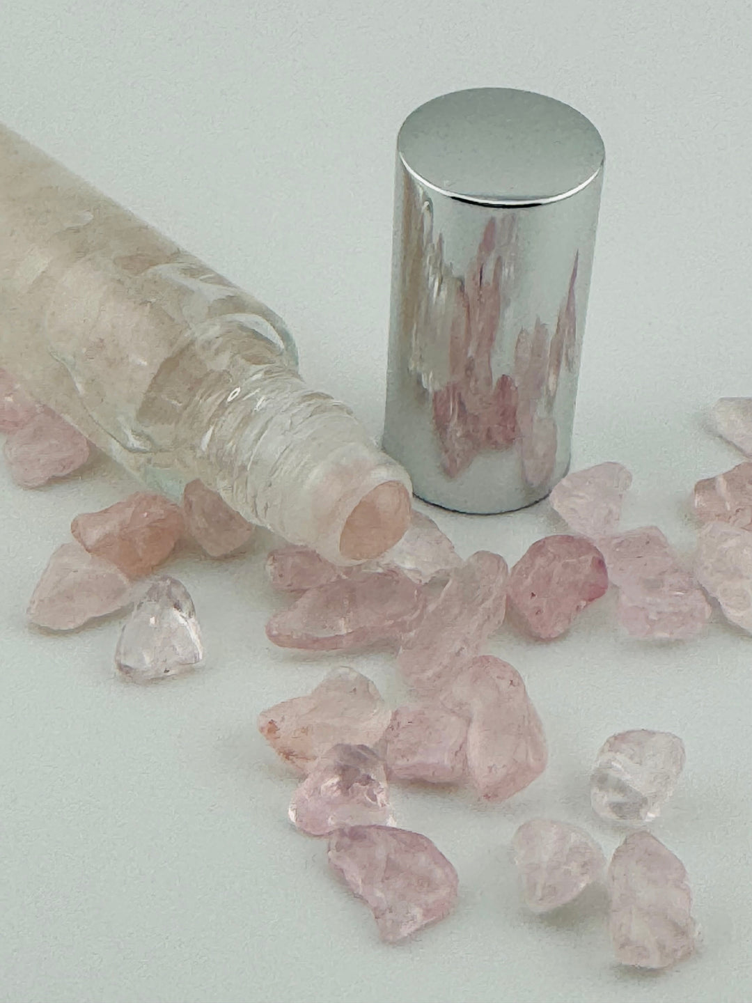 Lavender Love - Rose Quartz Infused Crystal Roll-On (Heart Chakra)