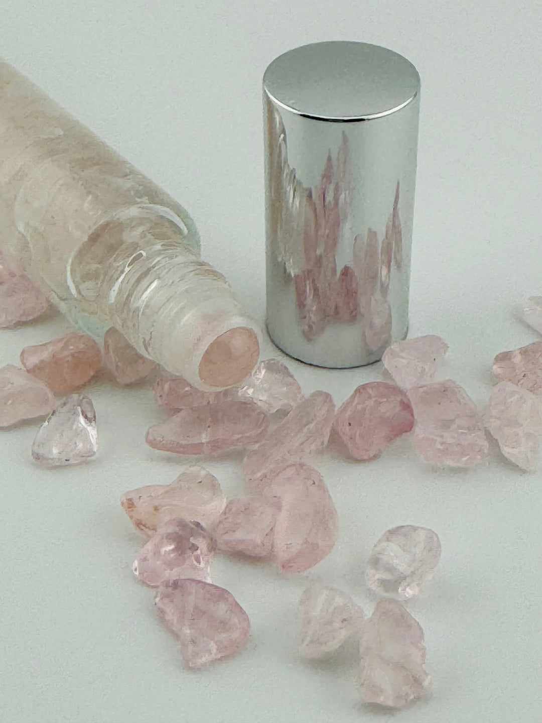 Lavender Love - Rose Quartz Infused Crystal Roll-On (Heart Chakra)