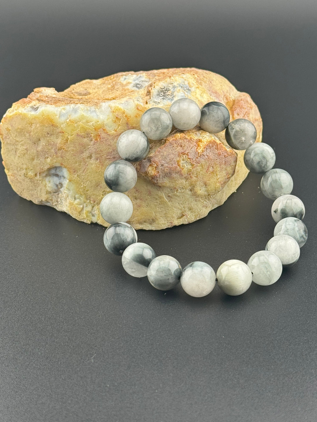 Spiritual Harmony Picasso Jasper Men's Bracelet