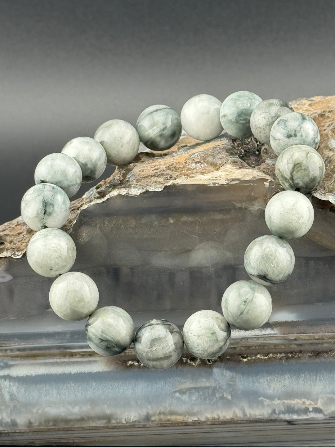 Spiritual Harmony Picasso Jasper Men's Bracelet