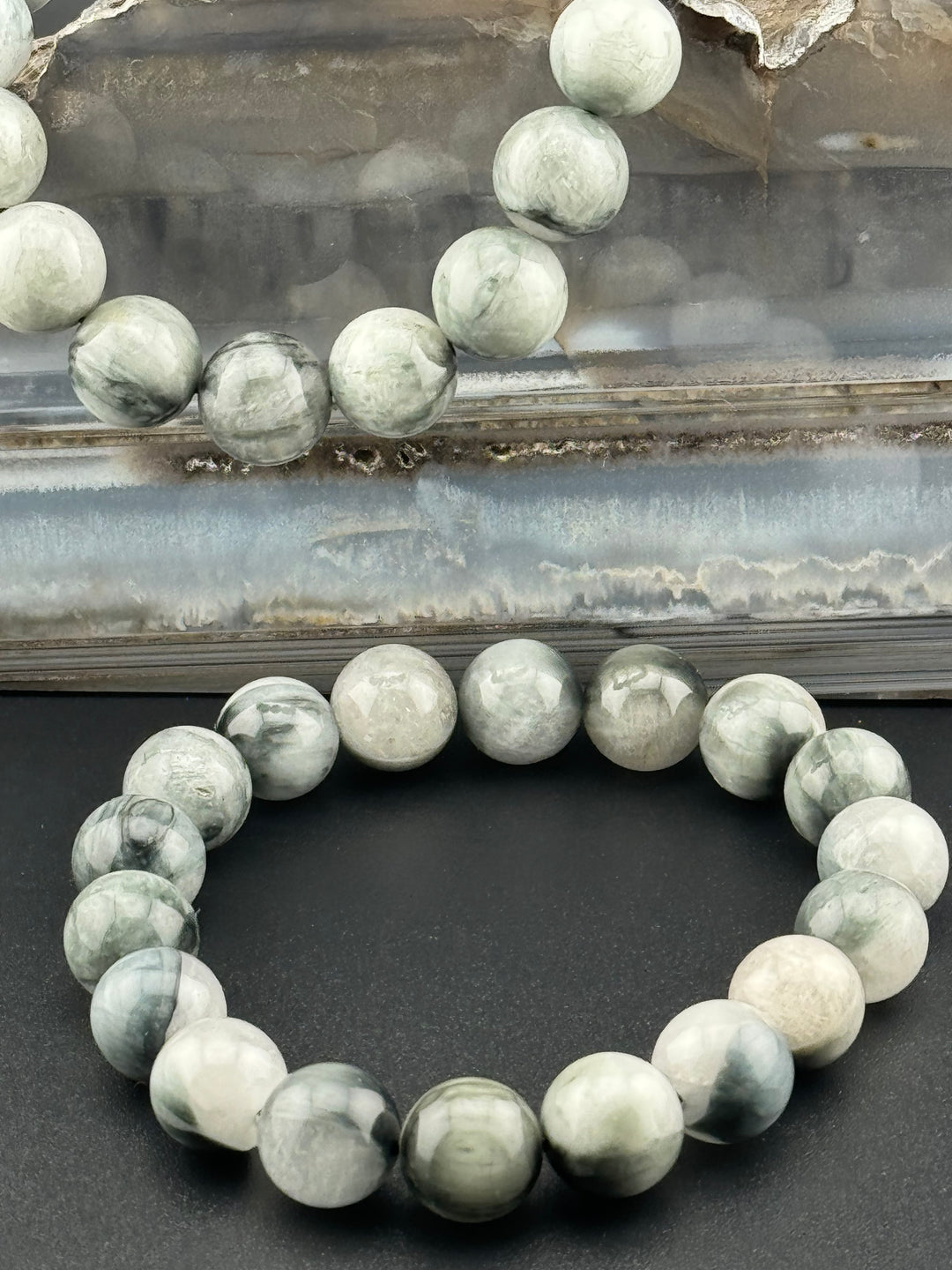 Spiritual Harmony Picasso Jasper Men's Bracelet