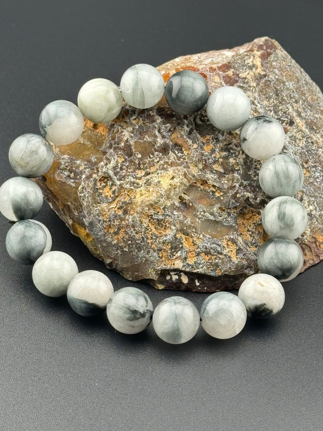 Spiritual Harmony Picasso Jasper Men's Bracelet