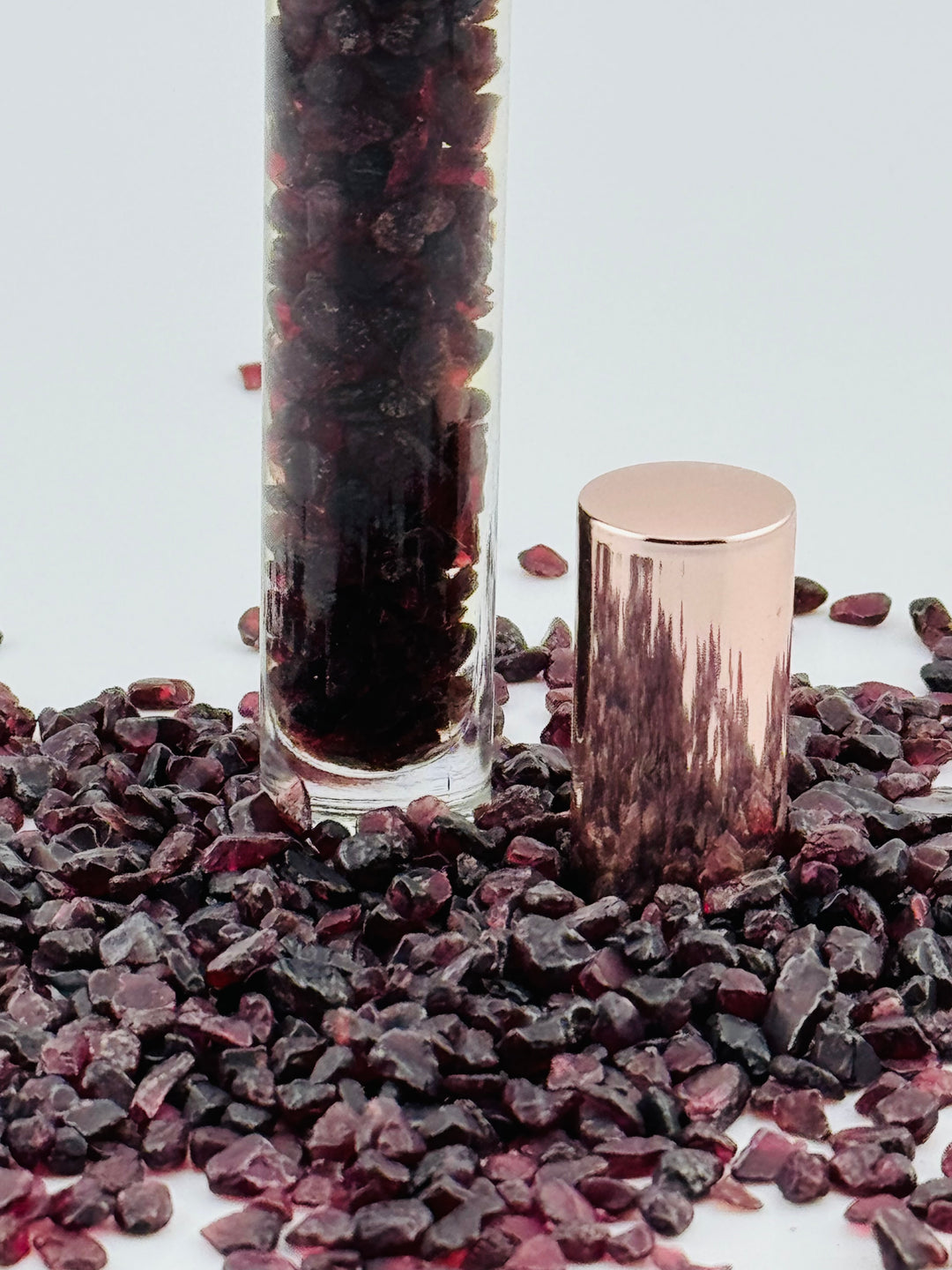 Garnet Glow - Frankincense Infused Crystal Roll-On (Root & Sacral Chakras)