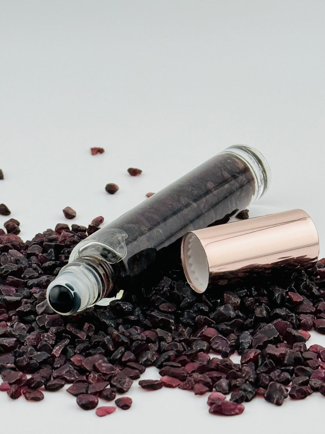 Garnet Glow - Frankincense Infused Crystal Roll-On (Root & Sacral Chakras)